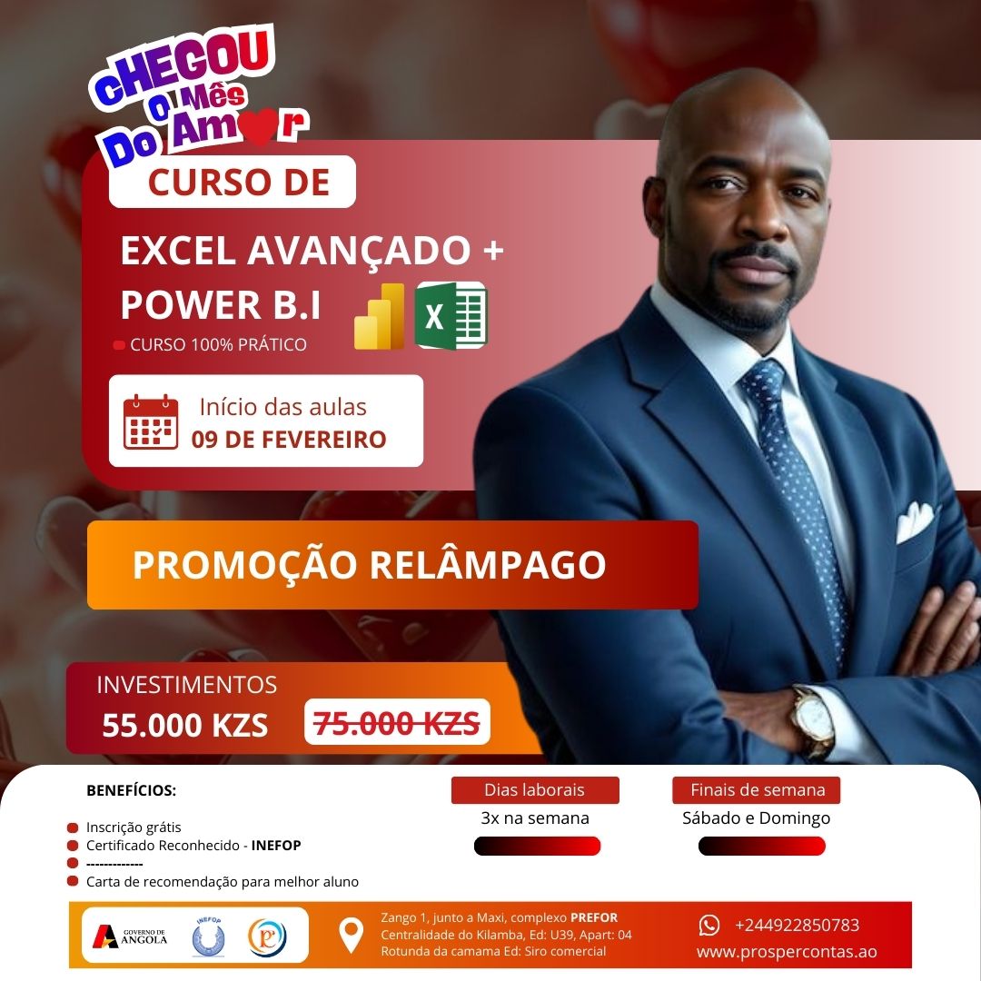 Foto do curso de EXCEL AVANÇADO + POWER BI