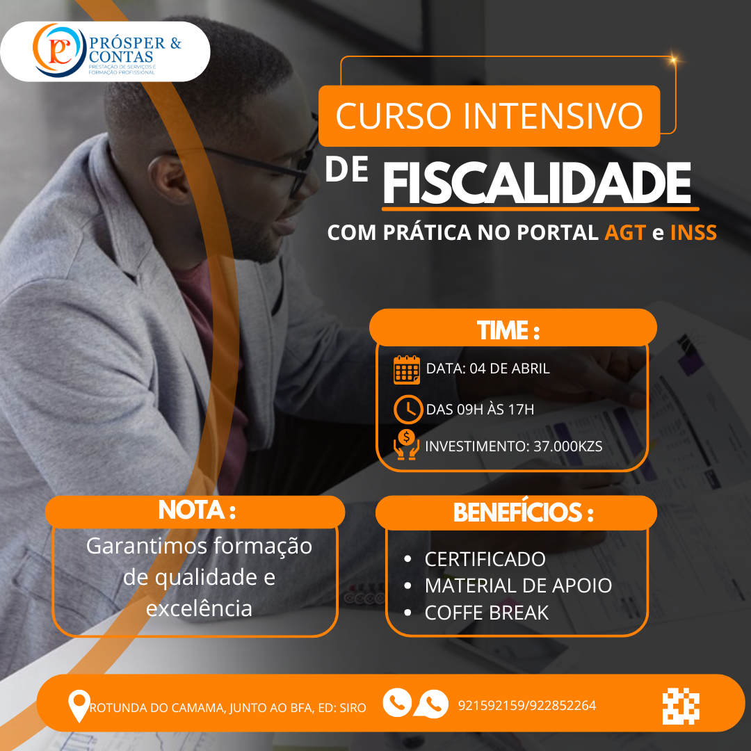 Foto do curso de Curso Intensivo de Fiscalidade, com prática no portal AGT e INSS